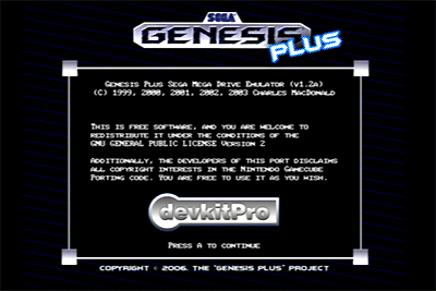 Genesis Plus Gx Channel Installer Wii